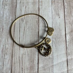 PREOWNED ALEX AND ANI BRACELET GOLD TONE ANCHOR